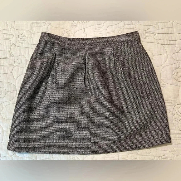 Madewell Broadway and Broome Gold Mini Skirt with Pockets Size 12 - Picture 3 of 9